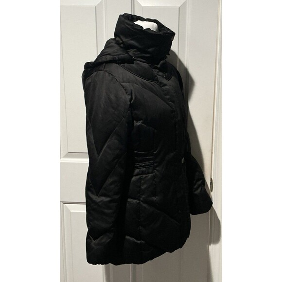 Mackintosh New England Down Puffer Coat Quilted Removable Hood Size Medium - Picture 4 of 8